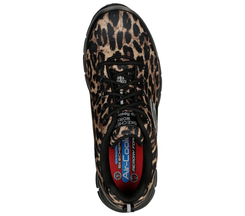 Skechers memory foam leopard 2025 print