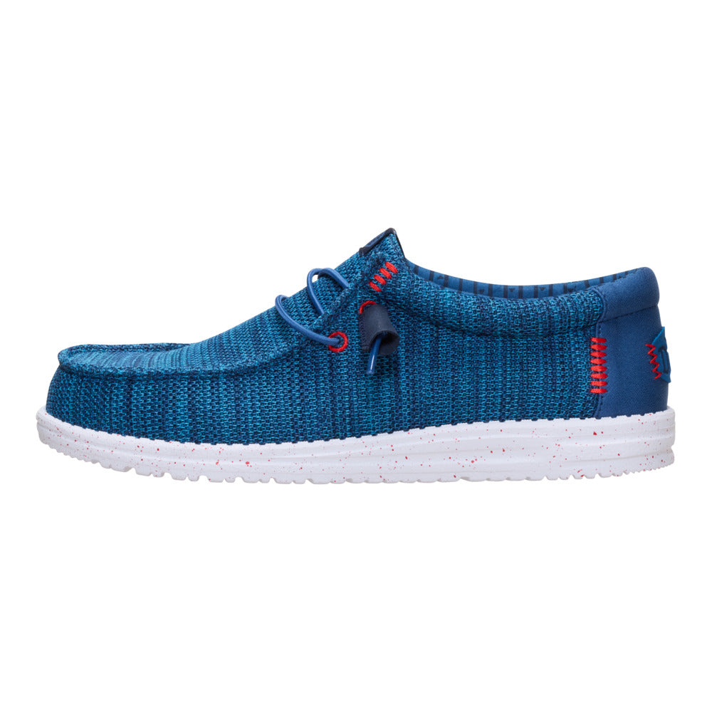 HEY DUDE' Men's Wally Stretch Sox - Ensign Blue / Multi – Trav's