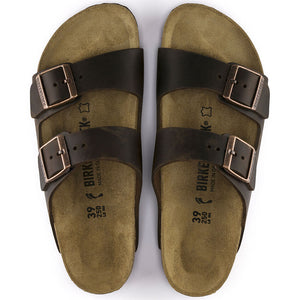 'Birkenstock' Men's Arizona Oiled Leather Sandal - Habana