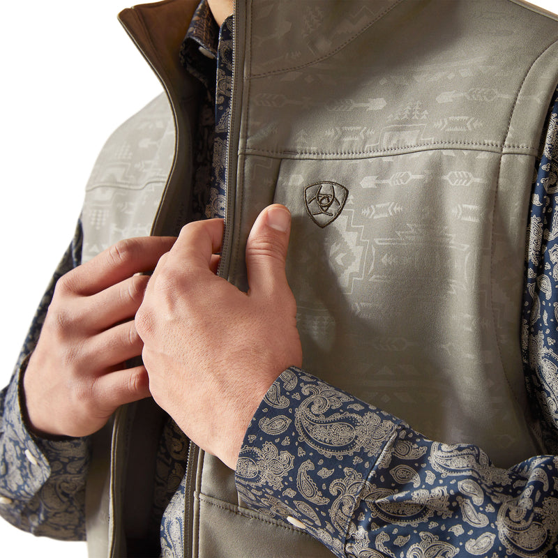 BOSS - Water-repellent reversible jacket in brushed fabric