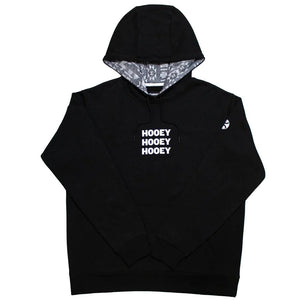 'Hooey' Men's "Tres" Logo Hoody - Black / White