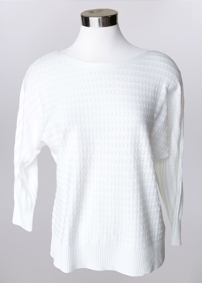 Keren Hart' Women's Pullover Sweater Knit Top - Eggshell (Ext. Sizes) –  Trav's Outfitter