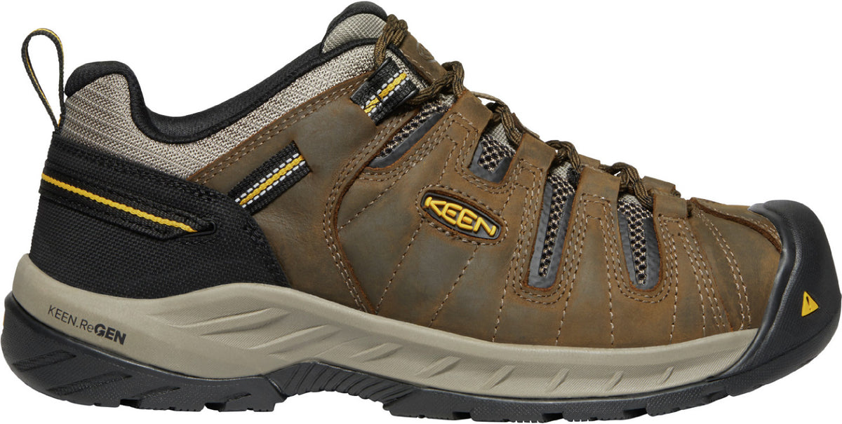 KEEN Utility Men's Flint Low Steel Toe Work Shoe – ESD Safe, Waterproof, Slip & Oil Resistant - View #9