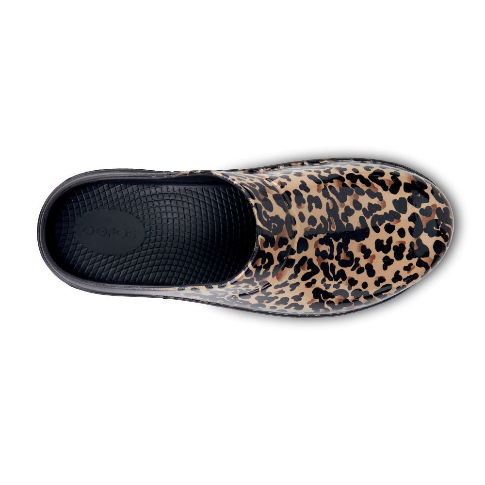 Oofos leopard clog new arrivals