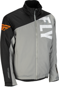 'Fly Racing' Men's Aurora WP Jacket - Grey / Black / Orange