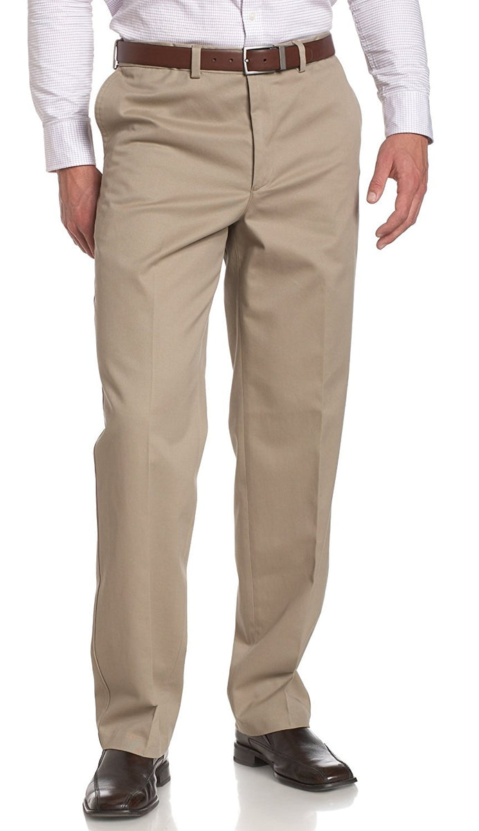 'Savane' Flat Front Stretch Chino