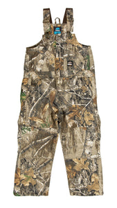 'Berne' Youth Insulated Bib Overall - Realtree Edge