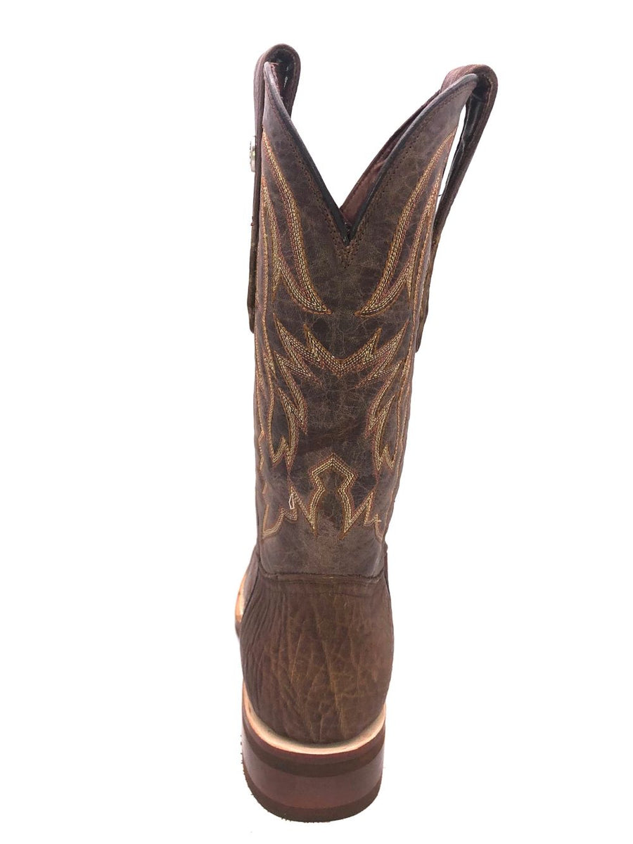 'Tanner Mark' Men's 13" Western Square Toe Brown / Brown Trav's