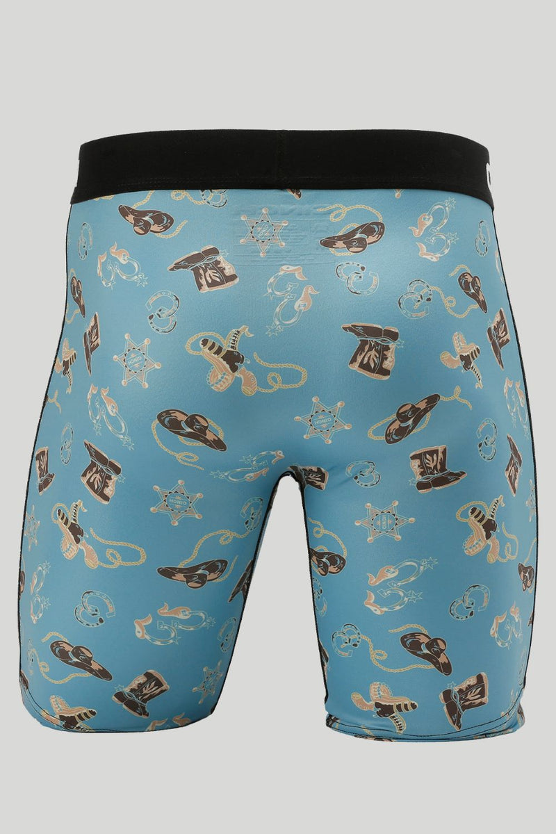 Cinch' Men's 9 Sheriff Boxer Briefs - Turquoise – Trav's Outfitter