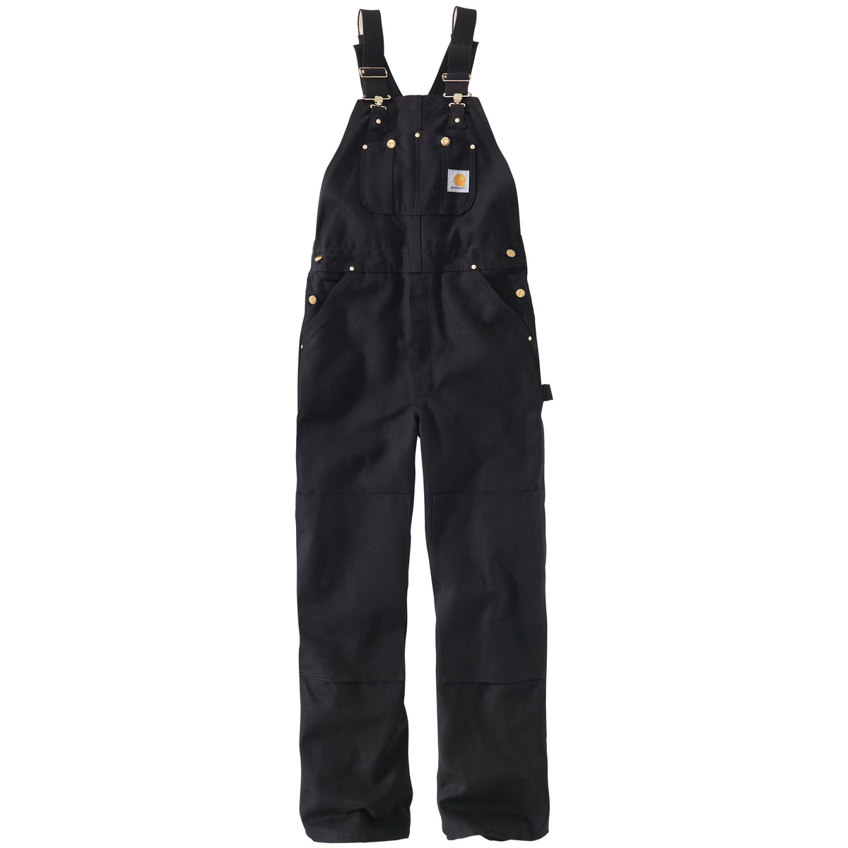 'Carhartt' Men's Unlined Duck Bib Overall - Black – Trav's Outfitter