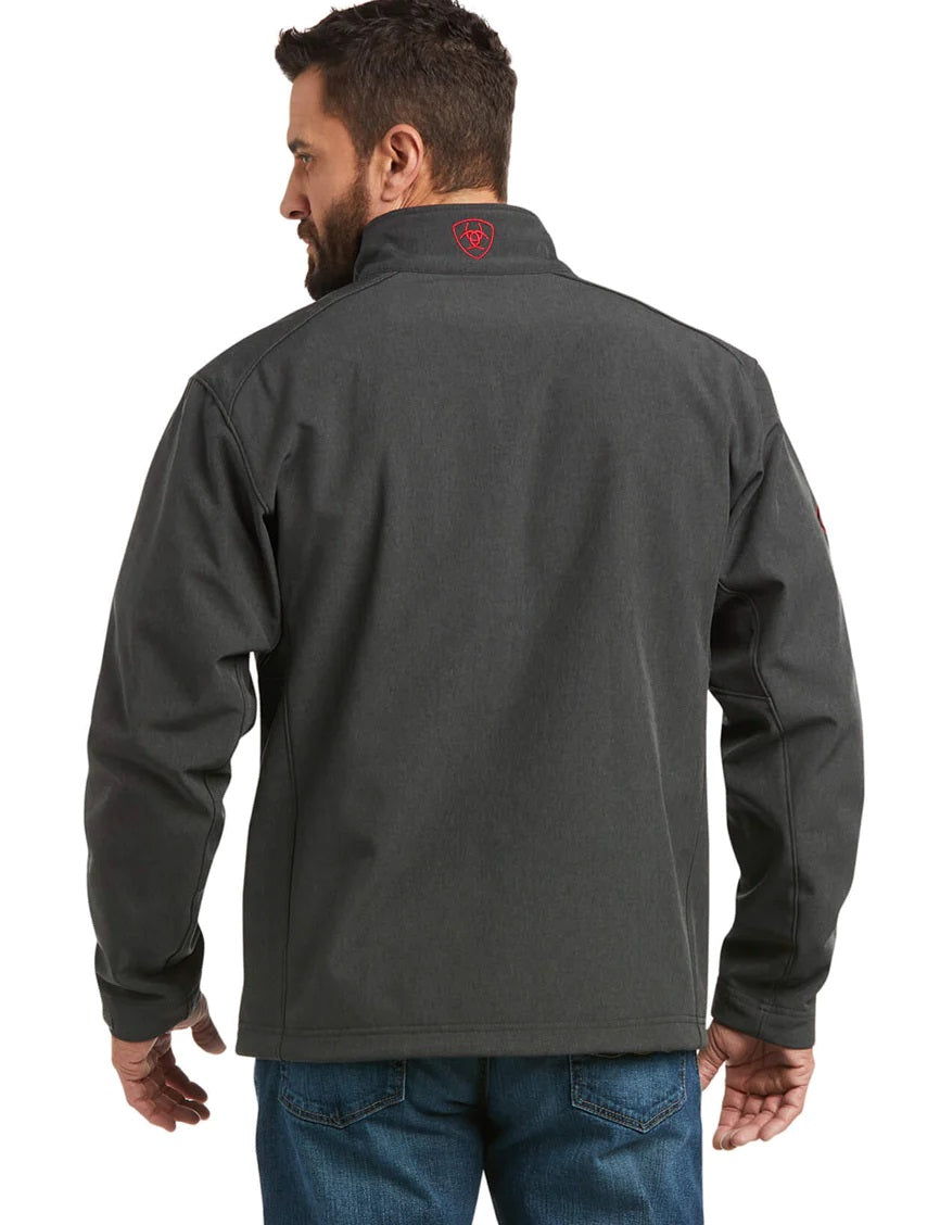 Ariat' Men's Logo 2.0 Softshell Jacket - Charcoal / Americana – Trav's  Outfitter
