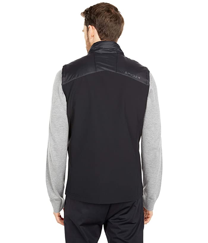 'Spyder' Men's Glissade Hybrid 60GR Insulated Vest - Black