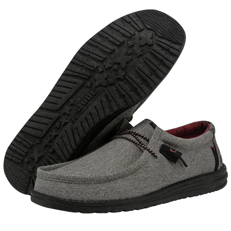 Hey Dude' Men's Wally Eco Ascend - Ripstop Grey – Trav's Outfitter