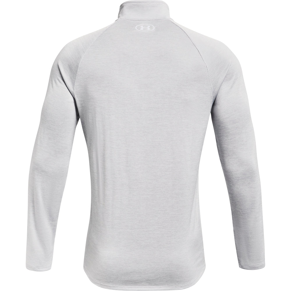 Under Armour, 1328495-014, tech 1/2 Zip Long Sleeve, Halo Gray / White