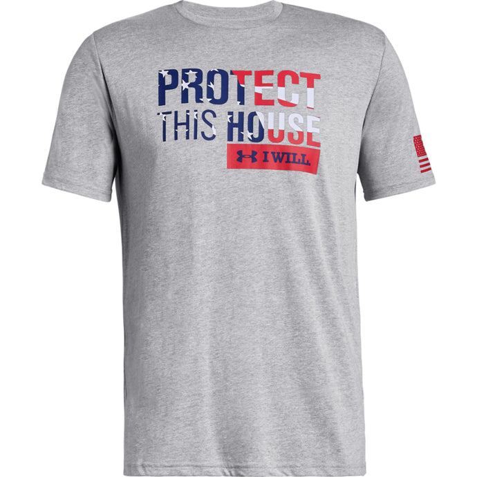 'Under Armour' Men's Protect This House T-Shirt - Steel Light Heather