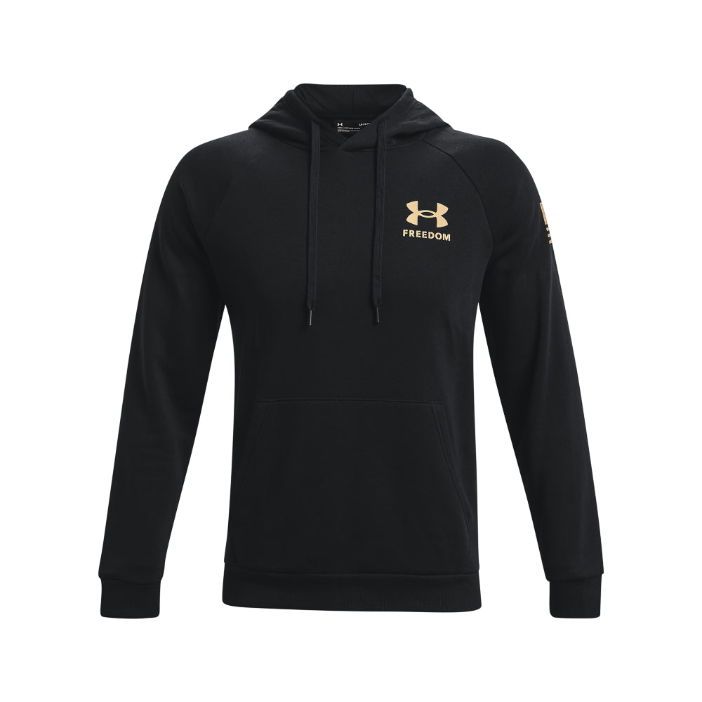 Under Armour 1370806002MD New Freedom Flag Black Size MD Mens Hoodie 