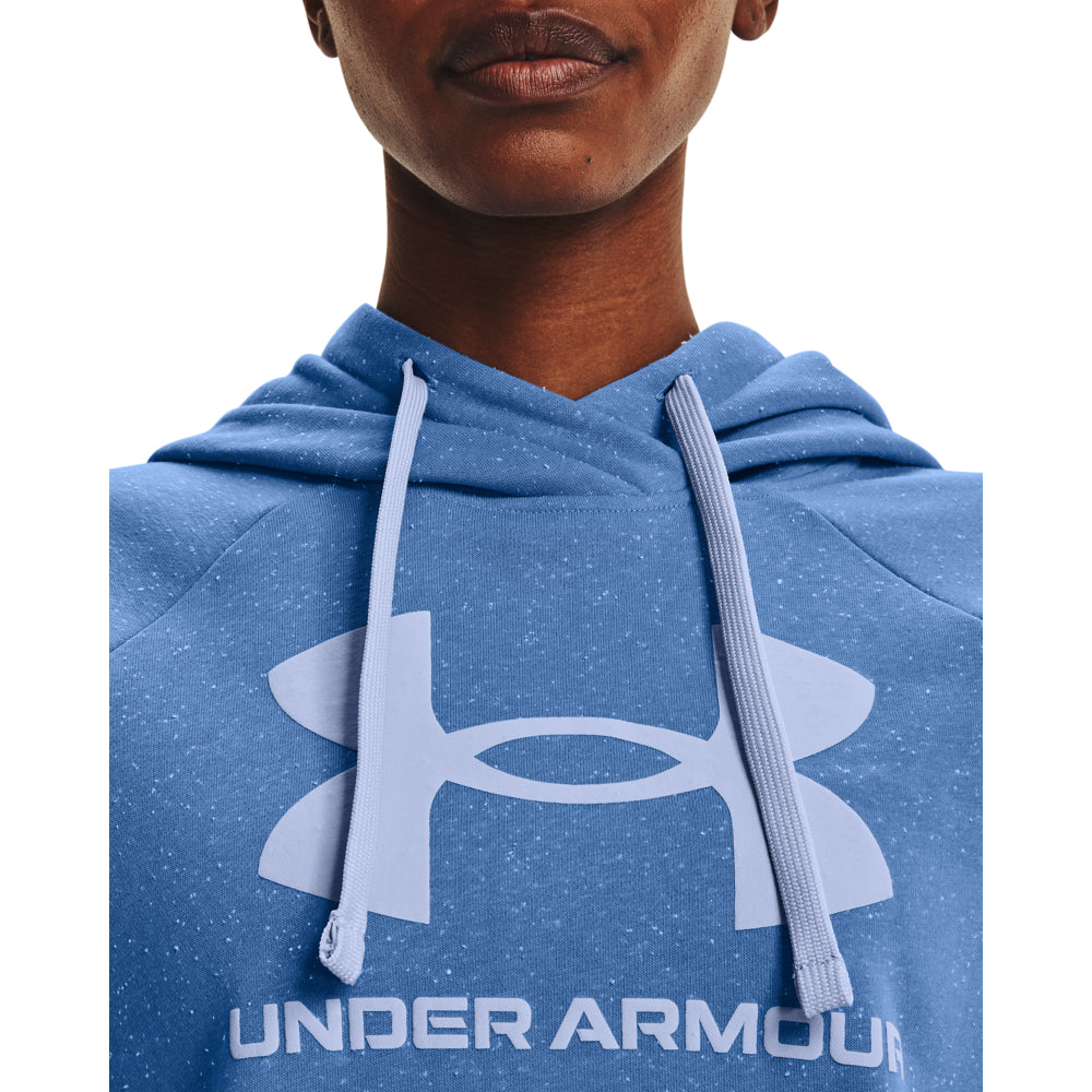 Under Armour Women's Rival Fleece Logo Hoodie 1356318-488 - Blue – Seliga  Shoes