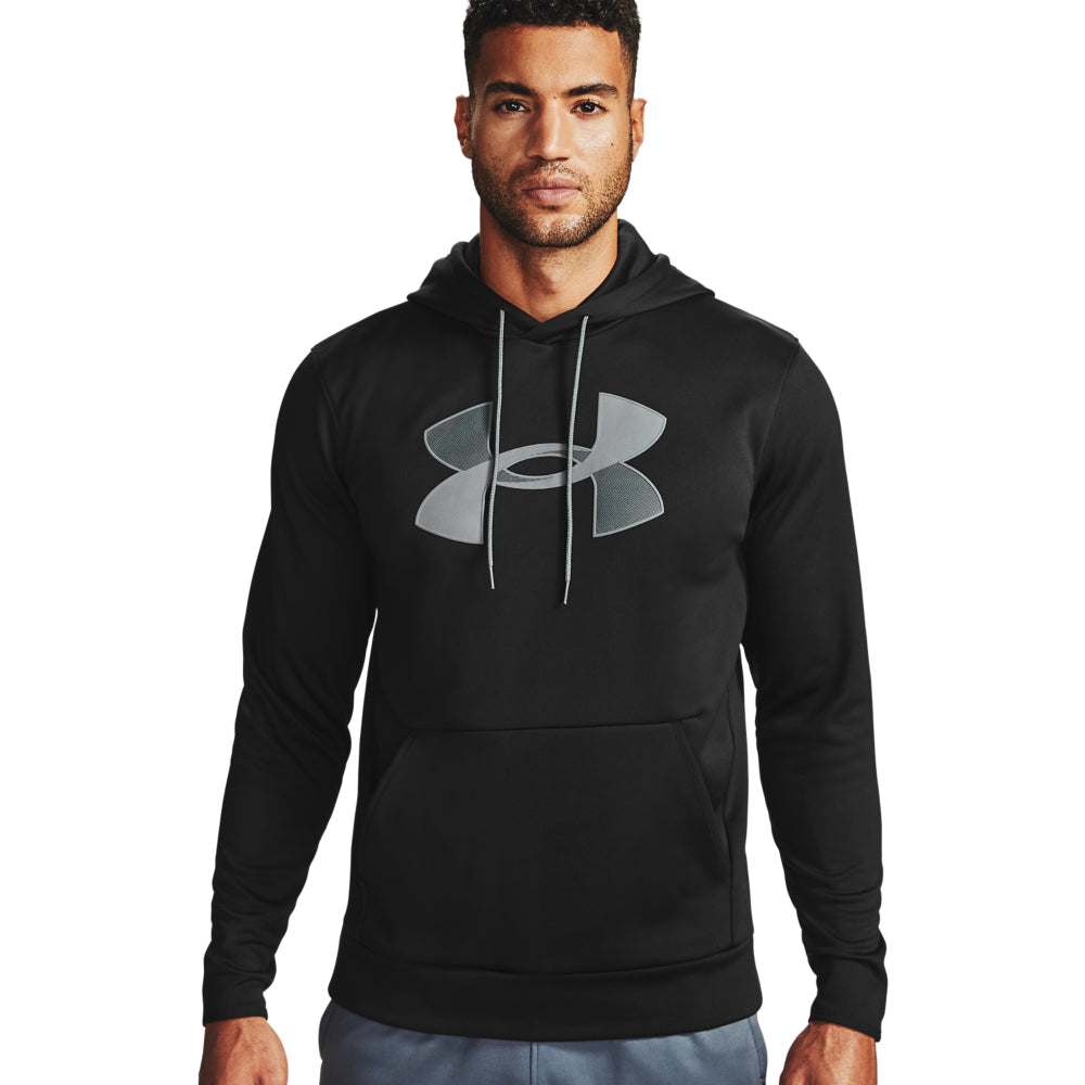 Under Armour' Men's Armour Fleece® Big Logo Hoodie - Black / Pitch Gr –  Trav's Outfitter