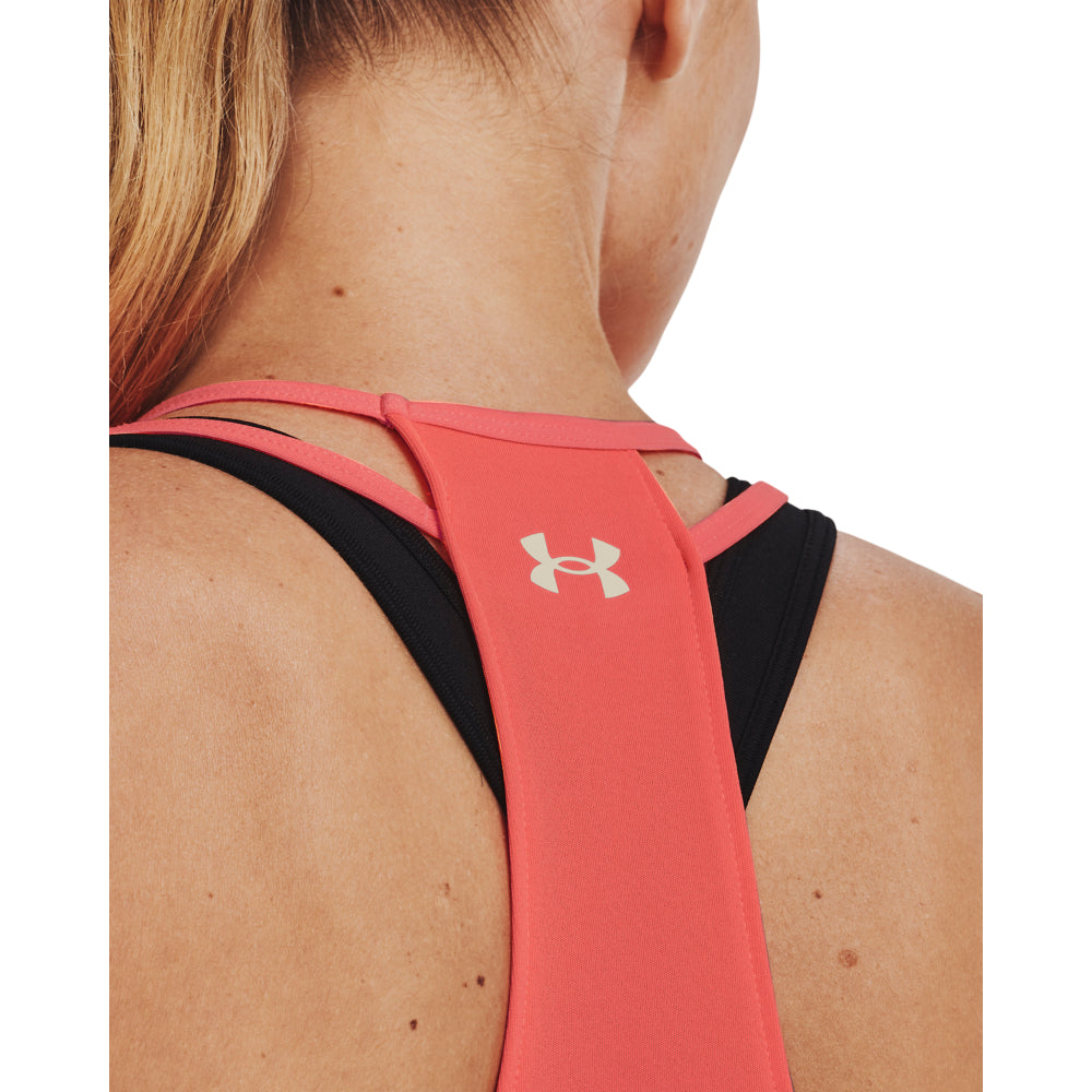  Under Armour Womens HeatGear Armour Racer Tank, Electric  Tangerine