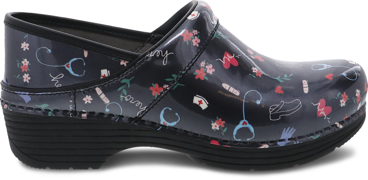 skull dansko clogs