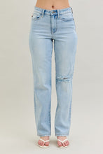 'Judy Blue Jeans' Women's High Waisted 90's Ripped Jeans - Light Wash