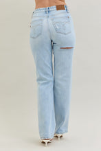 'Judy Blue Jeans' Women's High Waisted 90's Ripped Jeans - Light Wash
