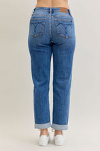 'Judy Blue Jeans' Women's Mid-Rise Boyfriend Classic Cuffed Jean - Medium Wash
