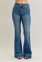 'Judy Blue Jeans' Women's Double Button Flares - Medium Blue