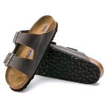 'Birkenstock' Women's Arizona Oiled Leather Sandal - Iron