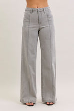 'Judy Blue Jeans' Women's High Rise Retro Wide Leg Jeans - Grey