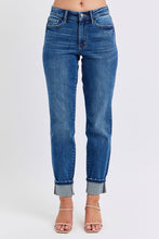 'Judy Blue Jeans' Women's Mid Rise Vintage Wash Boyfriend Jeans - Blue (Plus Size)