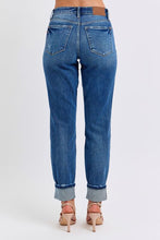 'Judy Blue Jeans' Women's Mid Rise Vintage Wash Boyfriend Jeans - Blue (Plus Size)