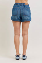 'Judy Blue Jeans' Women's Featherweight Boxer Shorts - Dark Wash