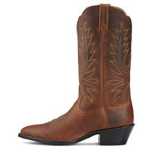'ARIAT' Women's Heritage Pointed Round Toe Western Boot - Distressed Brown