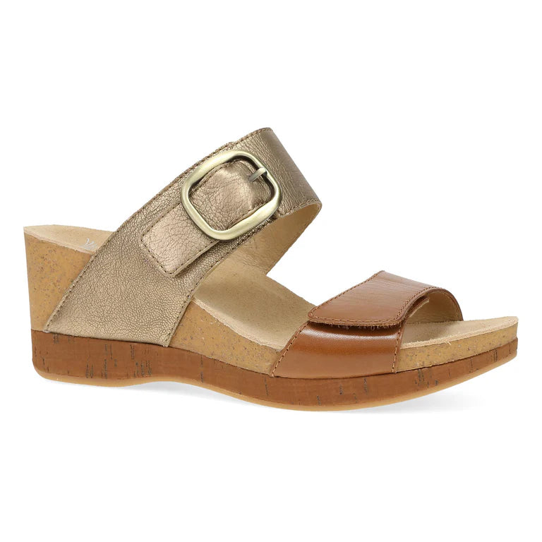'DANSKO' Women's Shannon Sandal - Gold / Tan
