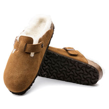 'Birkenstock' Women's Boston Shearling - Mink / Natural