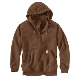 Carhartt Men s Rain Defender Paxton Heavyweight 1 4 Zip Hoodie Moc Trav s Outfitter