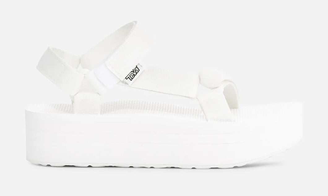 'Teva' Women's Flatform Universal Sandal - Bright White