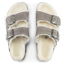 'Birkenstock' Women's Arizona Shearling - Stone Coin / Natural