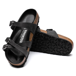 'Birkenstock' Women's Franca Leather Sandal - Black