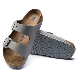 'Birkenstock' Women's Arizona Nubuck Leather Sandal - Dove Grey