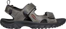 'Keen Outdoor' Men's Targhee III Open Toe Sandal - Grey / Black