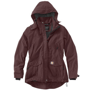 'Carhartt' Women's Relaxed Fit Heavy Weight Storm Jacket - Blackberry