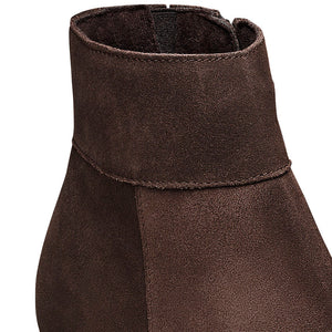 'Birkenstock' Women's Ebba Suede Leather Ankle Boot - Roast