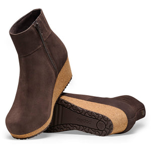 'Birkenstock' Women's Ebba Suede Leather Ankle Boot - Roast