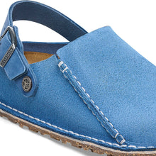 'Birkenstock' Women's Lutry Premium Suede Slipper - Elemental Blue