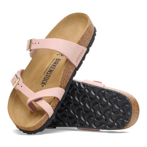 'Birkenstock' Women's Mayari Nubuck Leather Sandal - Soft Pink