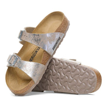 'Birkenstock' Women's Sydney Sandal - Washed Taupe / Silver