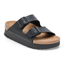 'Birkenstock' Women's Arizona Flex Platform Birko-Flor Sandal - Black