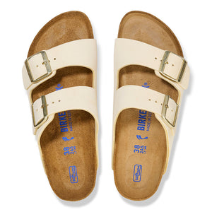 'Birkenstock' Women's Arizona Nubuck Leather Sandal - Ecru